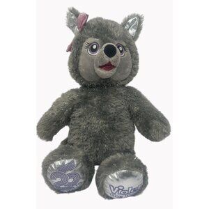Build-A-Bear Violet The Wolf 25th Birthday Plush Toy Sparkle Fur Limited Edition